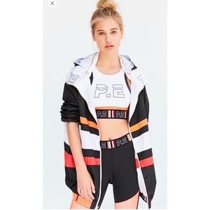 P.E nation easy reversible windbreaker jacket